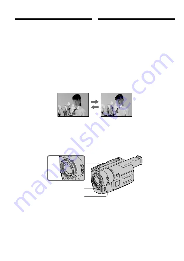 Sony Digital 8 Handycam DCR-TRV110E Operating Instructions Manual Download Page 58