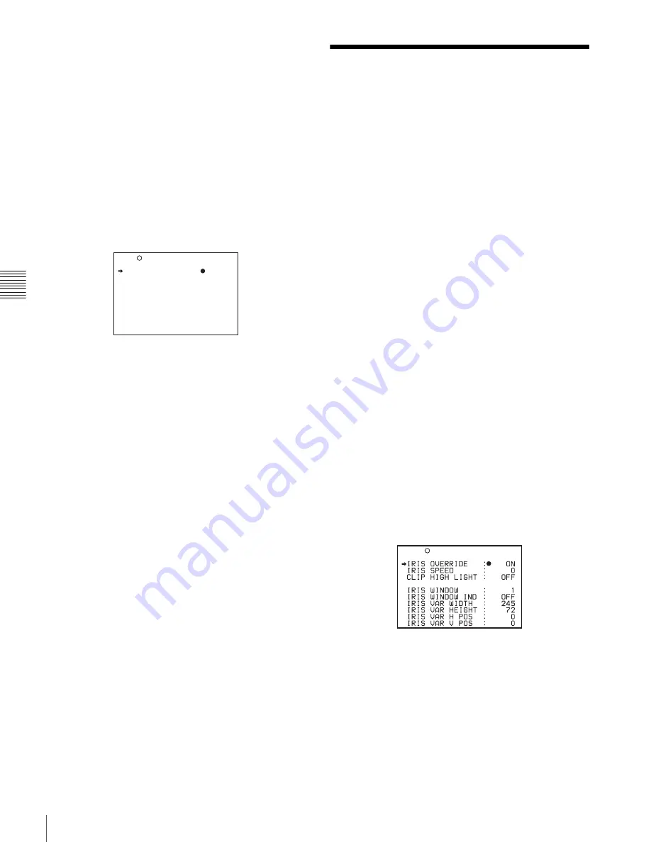 Sony Digital betacam DVW-970 Operation Manual Download Page 62