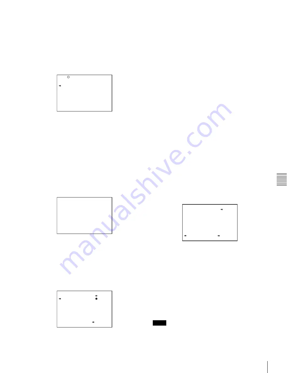 Sony Digital betacam DVW-970 Operation Manual Download Page 107