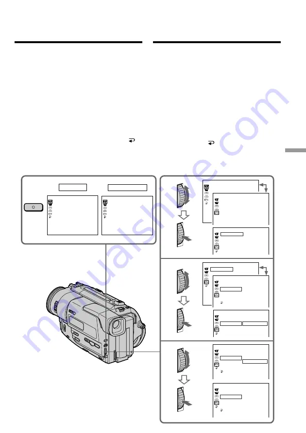 Sony DIGITAL HANDYCAM DCR-TR7000E Скачать руководство пользователя страница 69