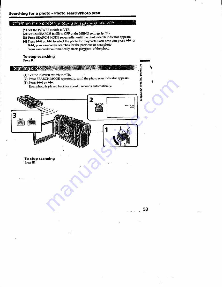 Sony Digital Handycam DCR-TRV10 Operating Instructions Manual Download Page 53