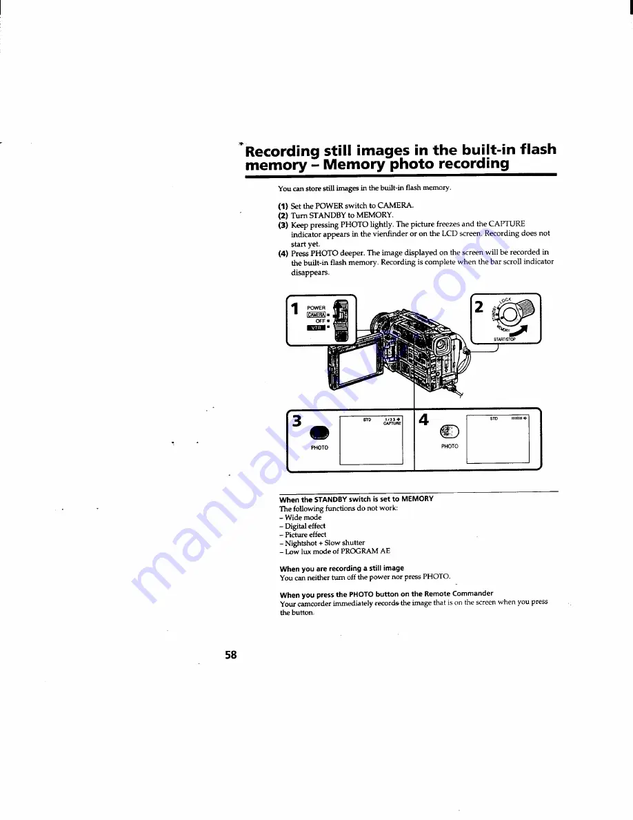 Sony Digital Handycam DCR-TRV510 Скачать руководство пользователя страница 58