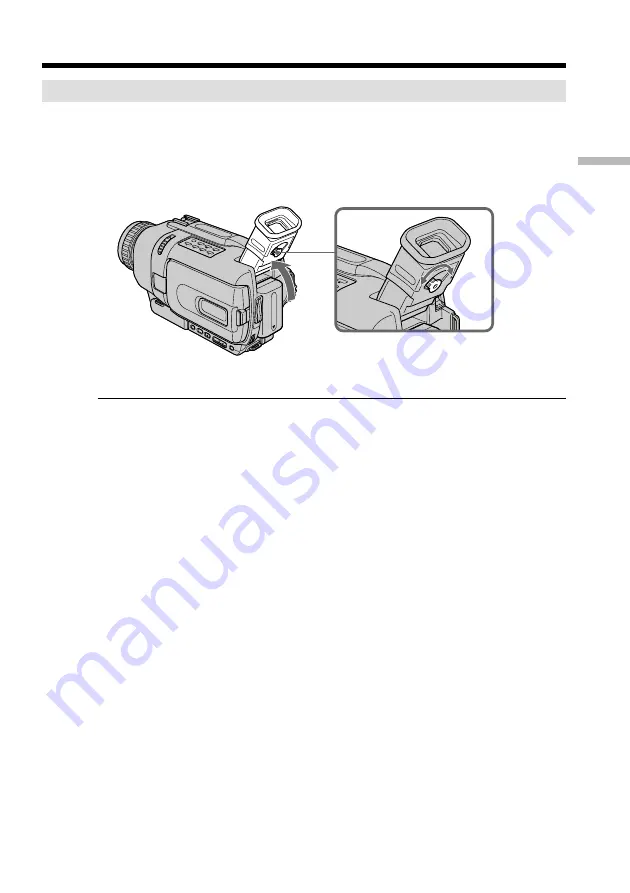 Sony Digital Handycam Digital 8 DCR-TRV240 Operating Instructions Manual Download Page 25