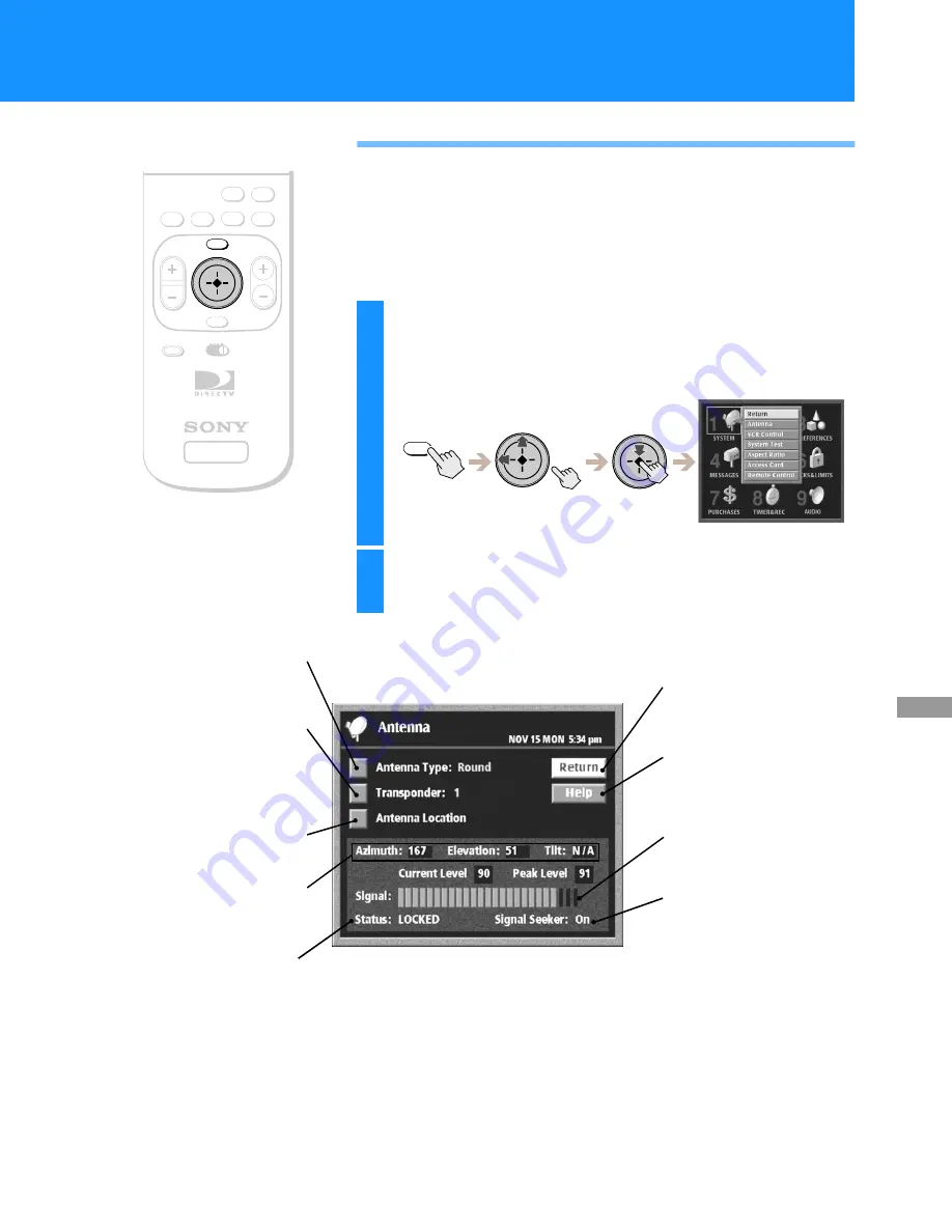 Sony DirecTV SAN-18D3 Скачать руководство пользователя страница 65