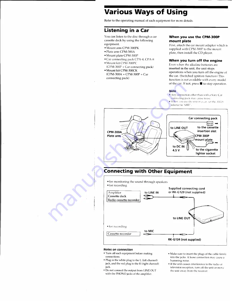 Sony Discman D-235 Operating Instructions Manual Download Page 12