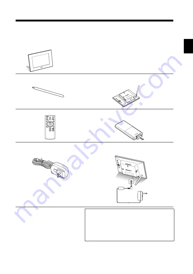 Sony DPF-A73/E73 Operating Instructions Manual Download Page 7