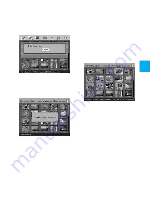 Sony DPP-EX50 Operating Instructions Manual Download Page 71