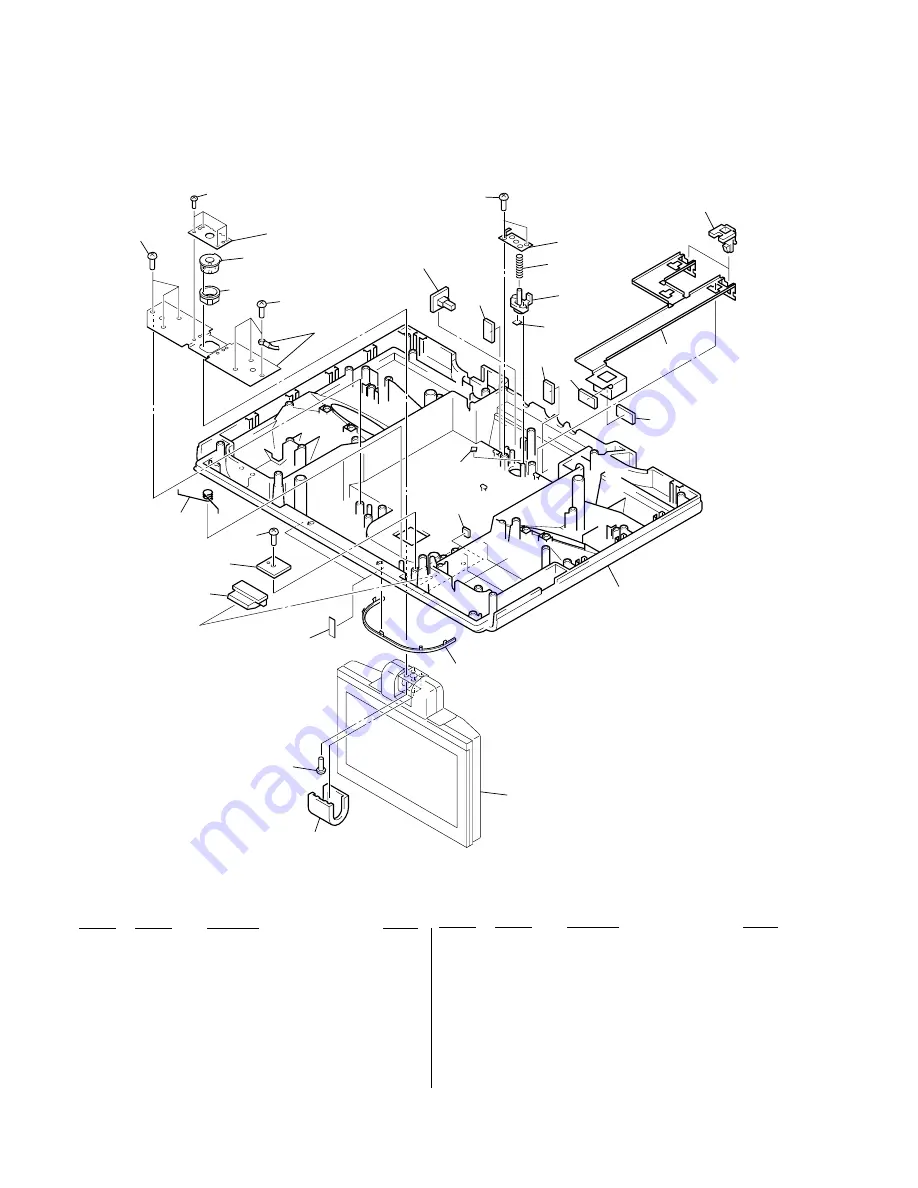 Sony Dream Machine ICF-CD555TV Service Manual Download Page 56