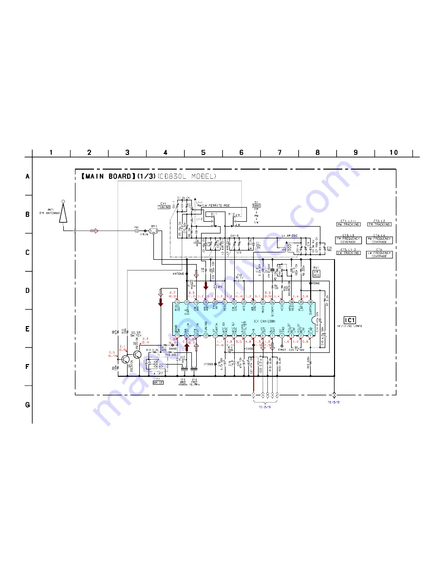 Sony DREAM MACHINE ICF-CD830 Service Manual Download Page 14