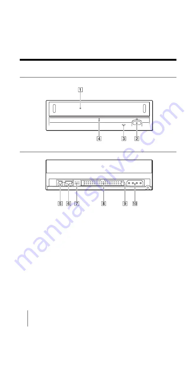 Sony DRU-810A Operating Instructions Manual Download Page 8