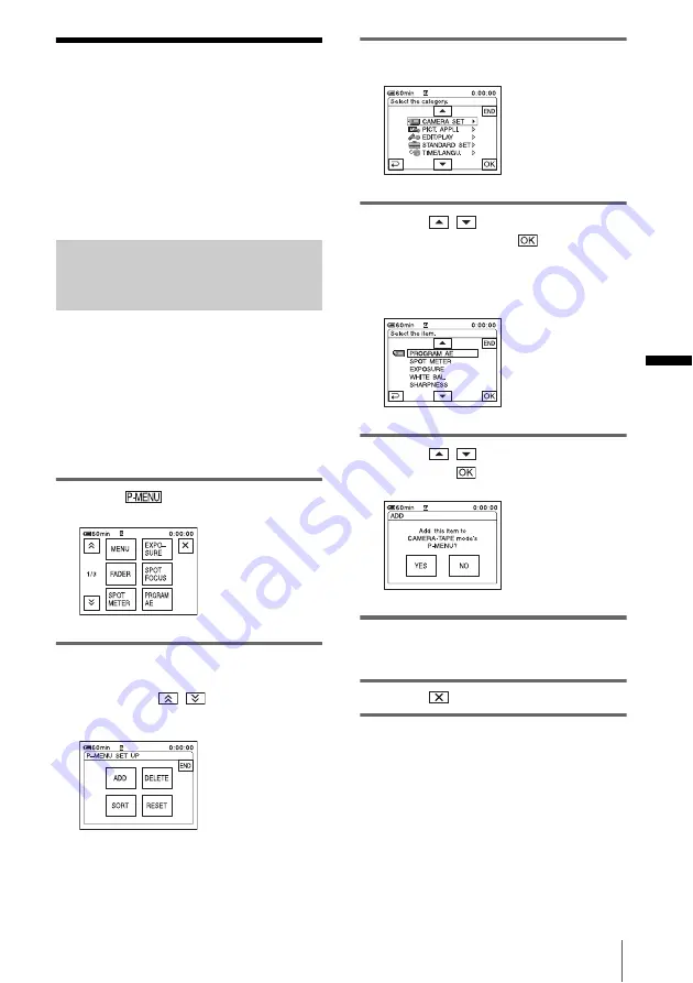 Sony DSC-D770 - Cyber-shot Digital Still Camera Operation Manual Download Page 83