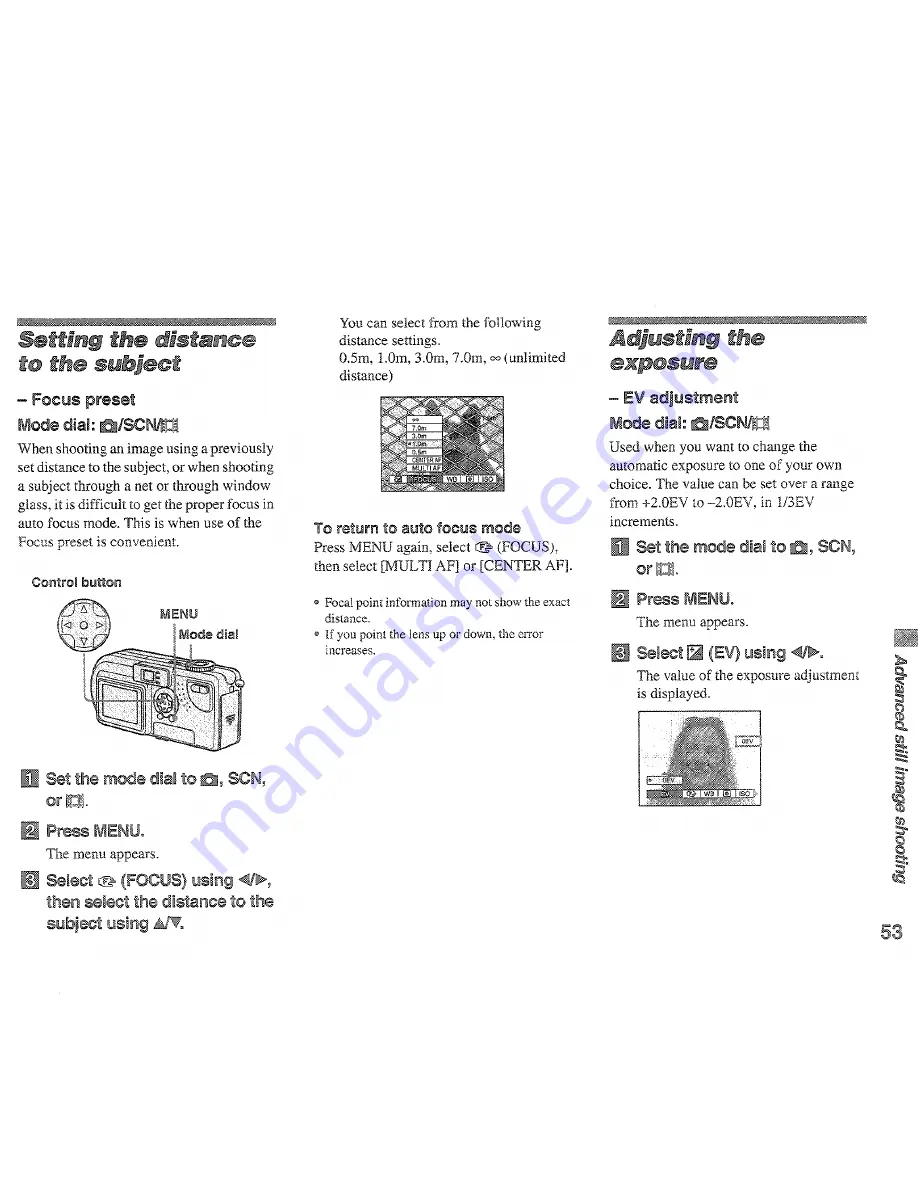 Sony DSC-P2 - Cyber-shot Digital Still Camera Operating Instructions Manual Download Page 53