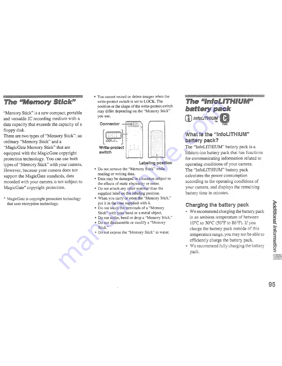 Sony DSC-P2 - Cyber-shot Digital Still Camera Operating Instructions Manual Download Page 95