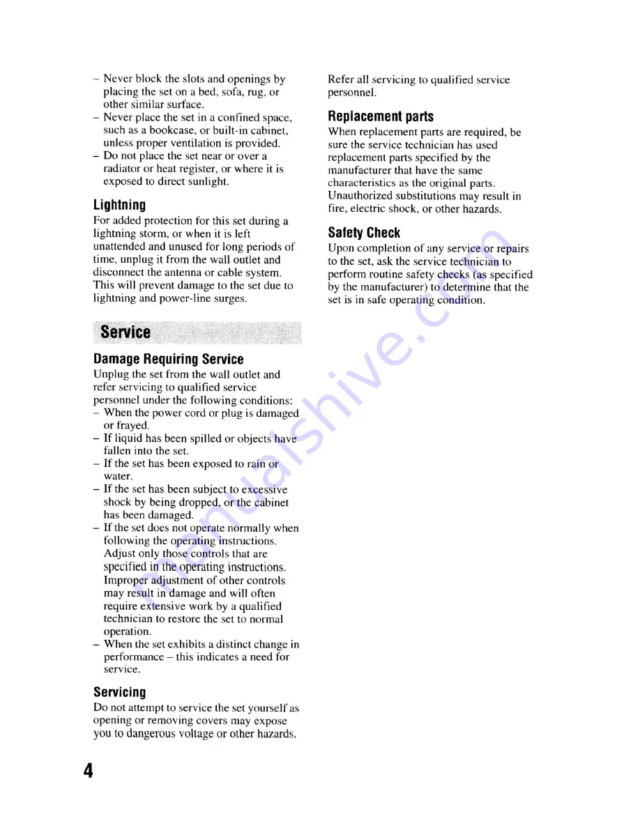 Sony DSLR-A300 - alpha; Digital Single Lens Reflex Camera Body Instruction Manual Download Page 4