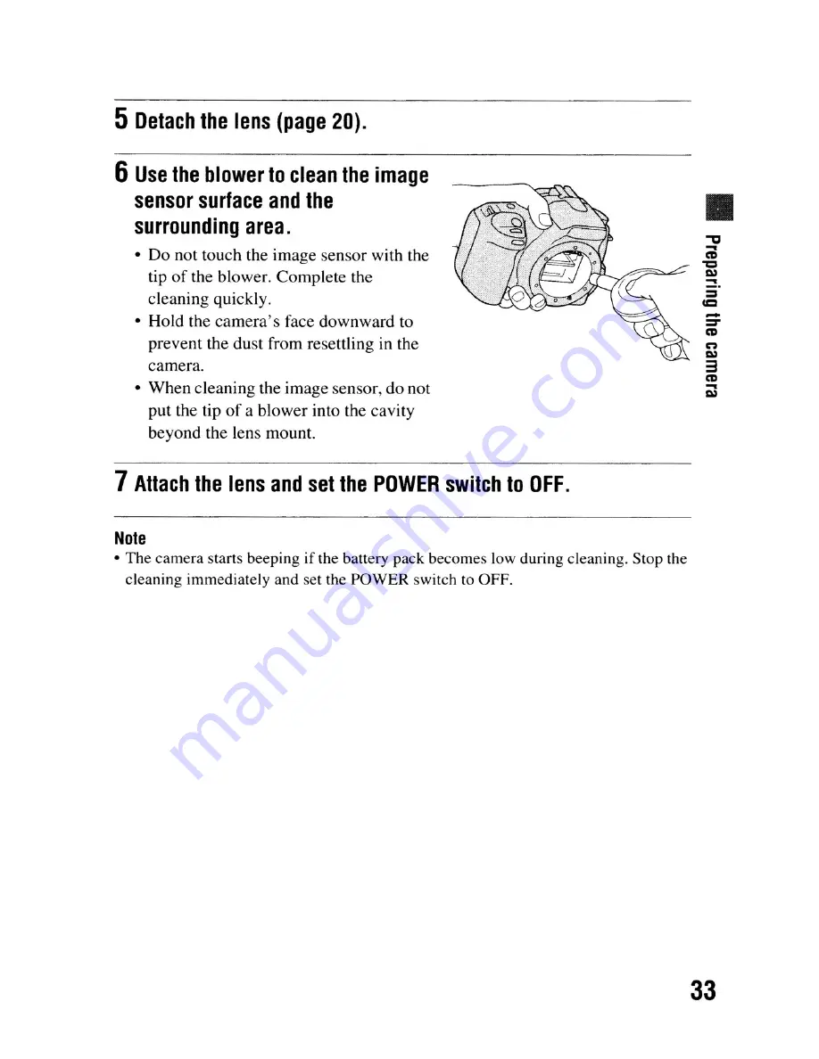 Sony DSLR-A300 - alpha; Digital Single Lens Reflex Camera Body Instruction Manual Download Page 33