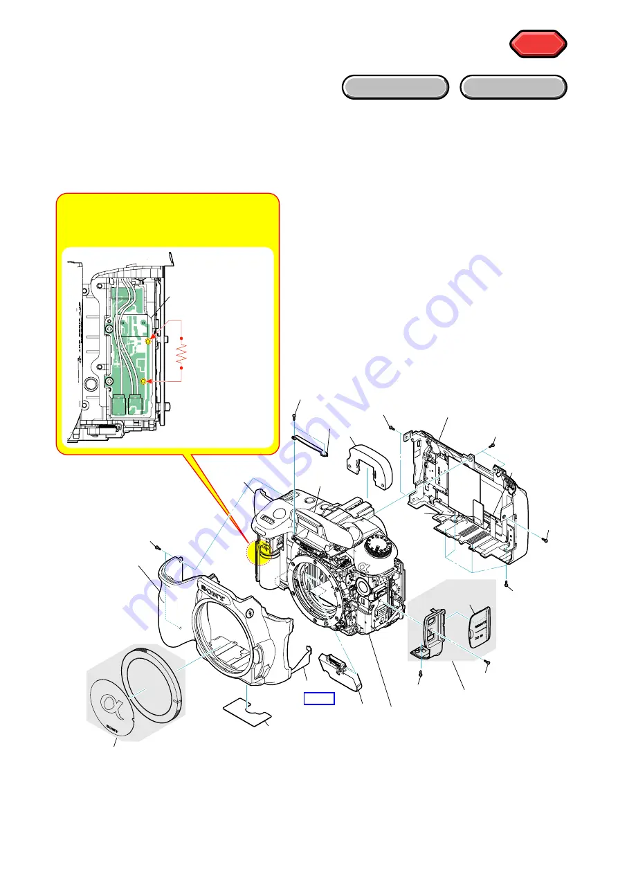 Sony DSLR-A300 - alpha; Digital Single Lens Reflex Camera Body Service Manual Download Page 10