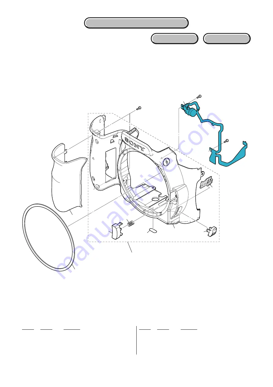 Sony DSLR-A300 - alpha; Digital Single Lens Reflex Camera Body Service Manual Download Page 89