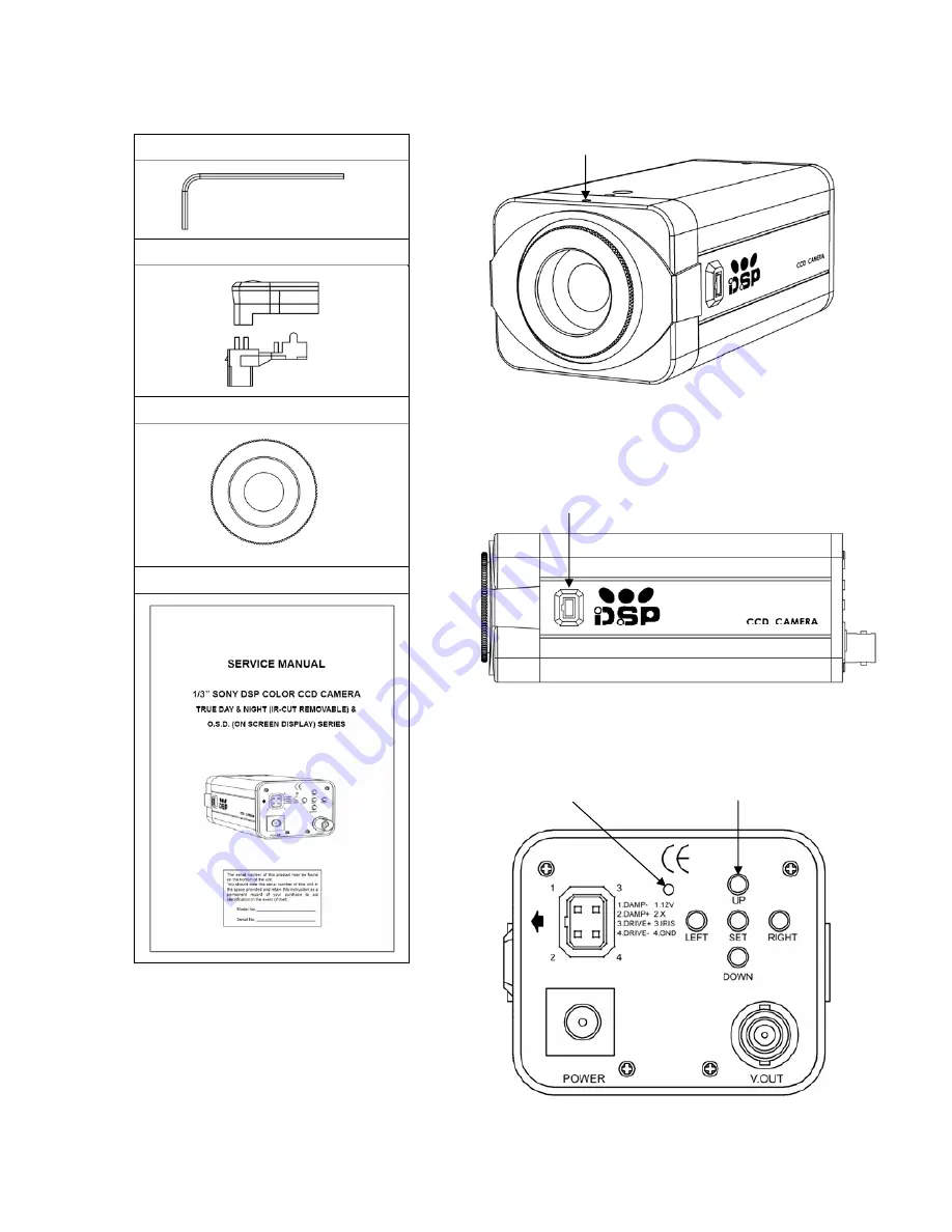 Sony DSP COLOR CCD CAMERA Service Manual Download Page 4