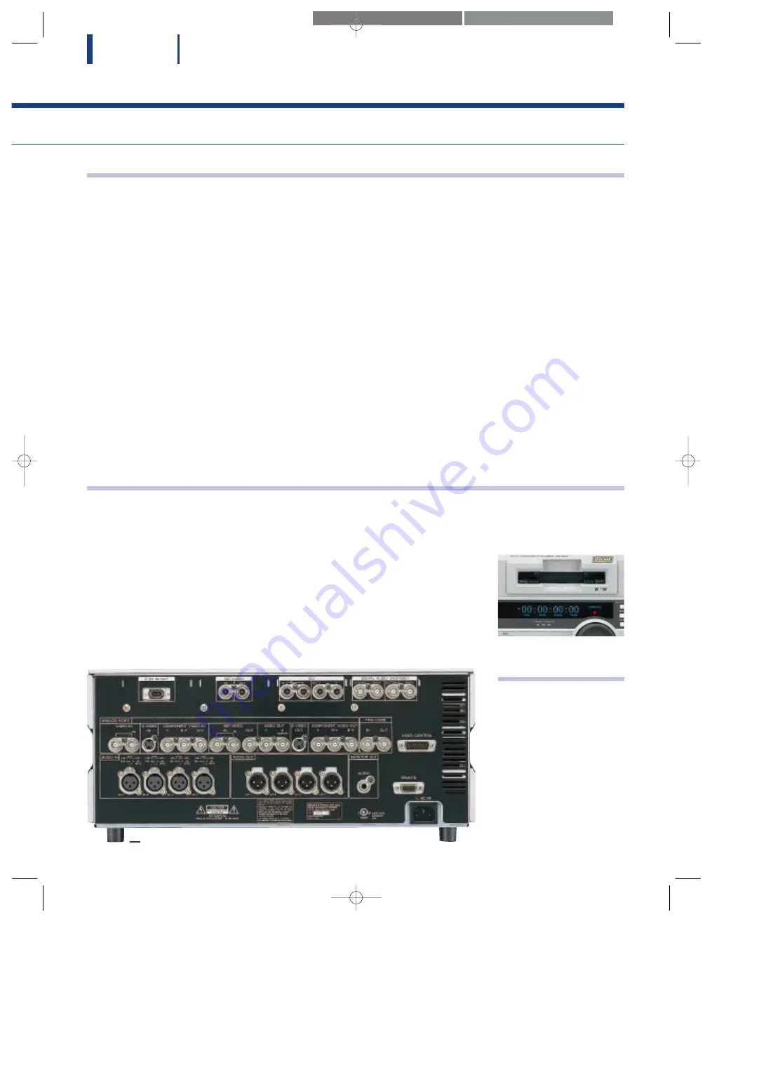 Sony DSR-1600P Brochure & Specs Download Page 5