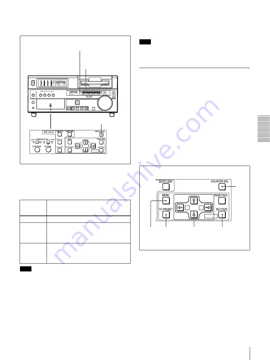 Sony DSR-1800P Operating Instructions Manual Download Page 49