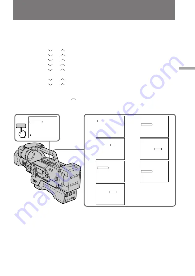 Sony DSR-200A Скачать руководство пользователя страница 47