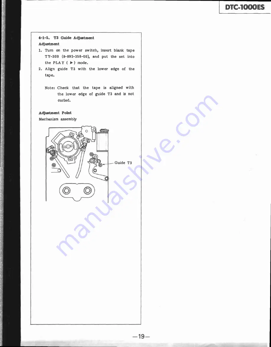 Sony DTC-1000ES Service Manual Download Page 19