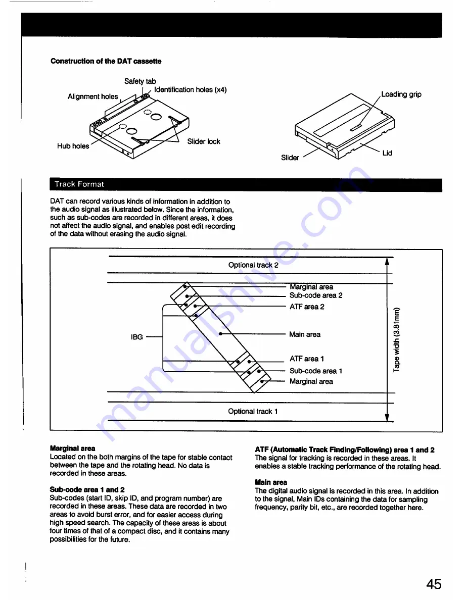 Sony DTC-57ES Operating Instructions Manual Download Page 45