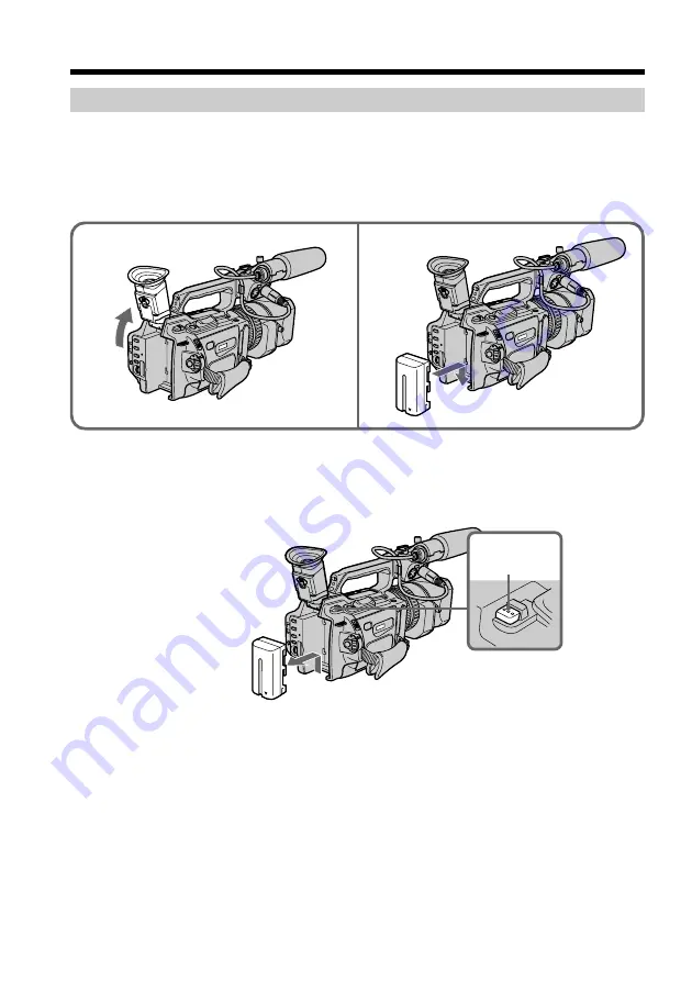 Sony DVCAM DSR-PD150P Operating Instructions Manual Download Page 10