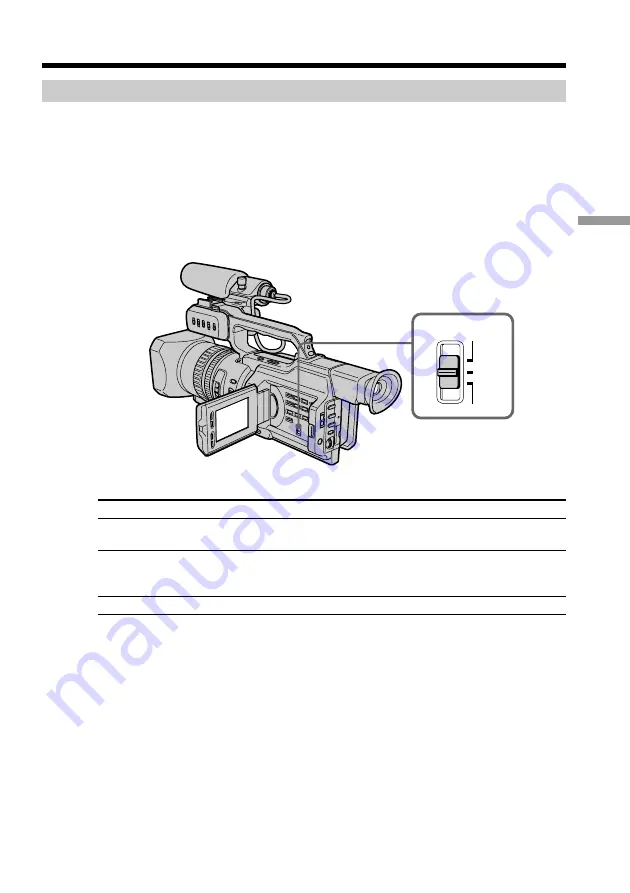 Sony DVCAM DSR-PD150P Operating Instructions Manual Download Page 47