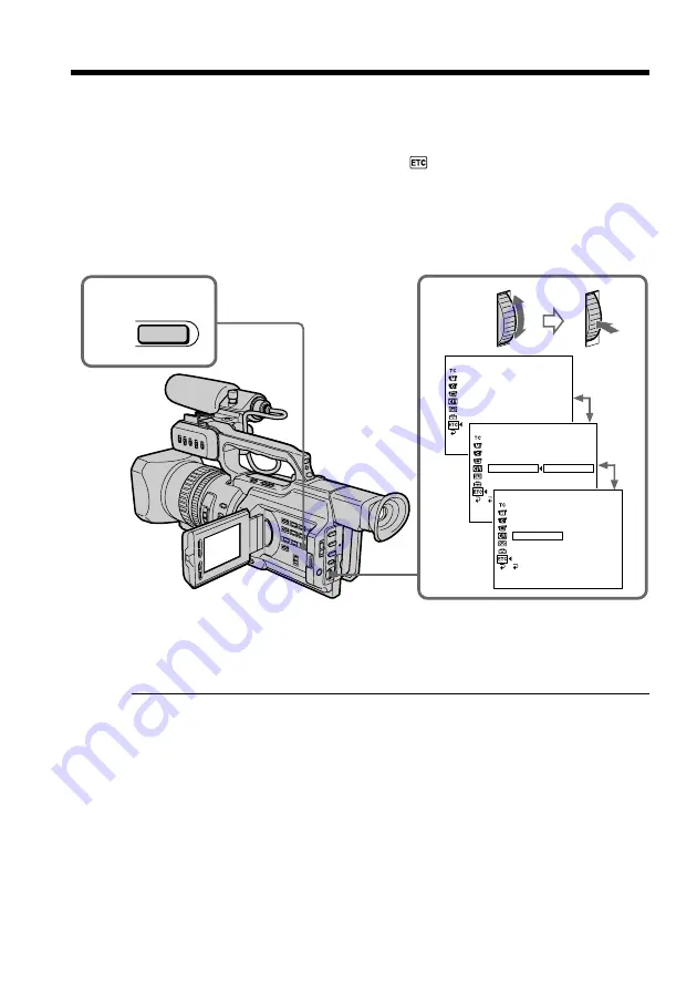 Sony DVCAM DSR-PD150P Operating Instructions Manual Download Page 62