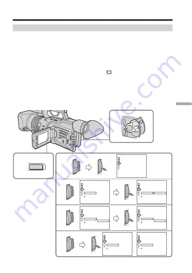 Sony DVCAM DSR-PD170P Operating Instructions Manual Download Page 137