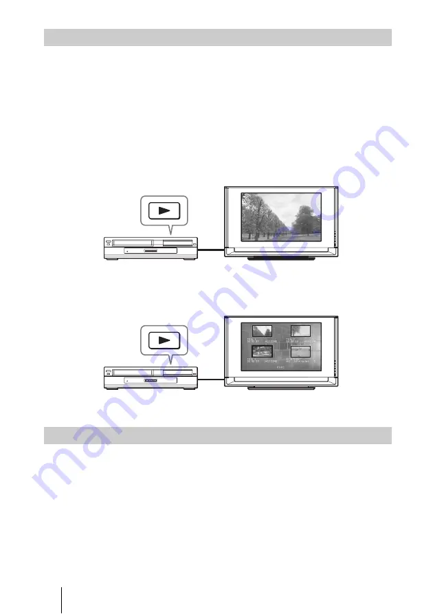 Sony DVDirect VRD-VC10 Operating Instructions Manual Download Page 22