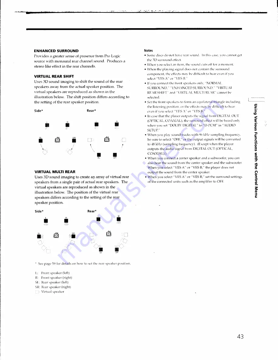 Sony DVP-C650D - Cd/dvd Player Operating Instructions Manual Download Page 43