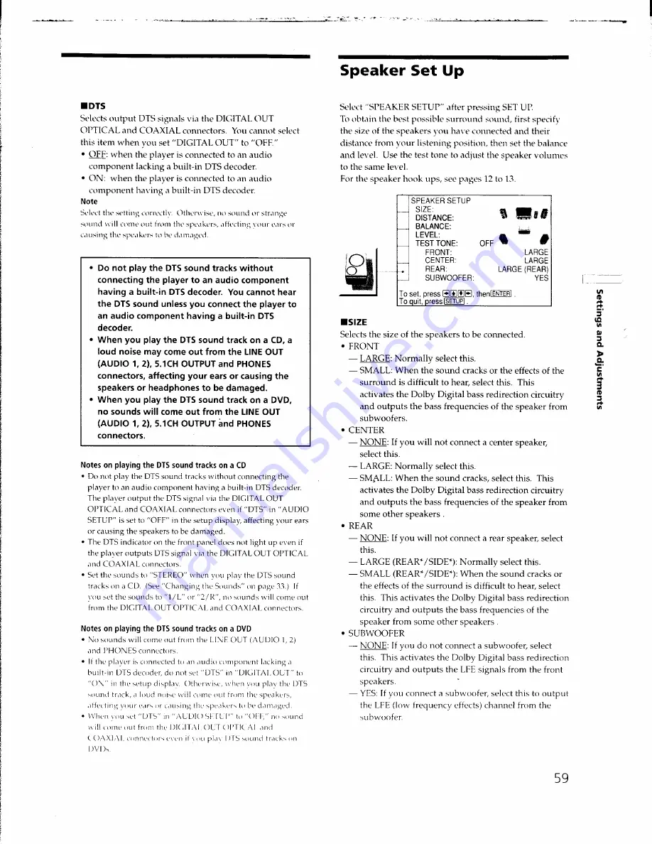 Sony DVP-C650D - Cd/dvd Player Operating Instructions Manual Download Page 59