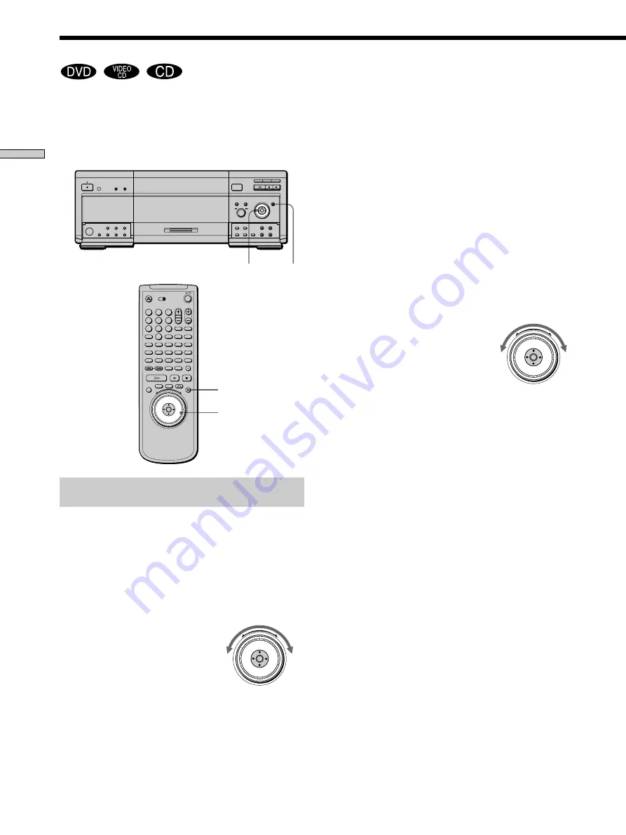 Sony DVP-CX870D - Cd/dvd Player Operating Instructions Manual Download Page 22