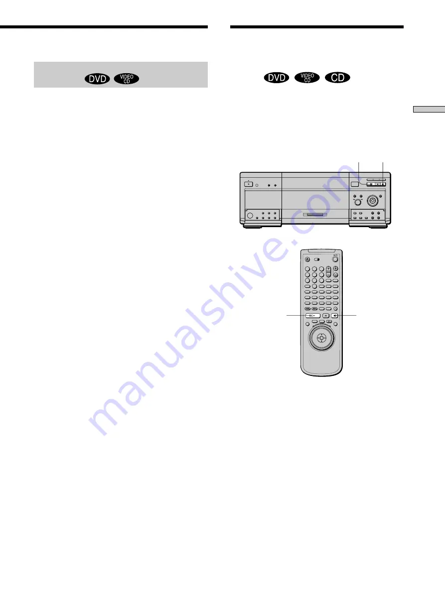 Sony DVP-CX870D - Cd/dvd Player Operating Instructions Manual Download Page 23