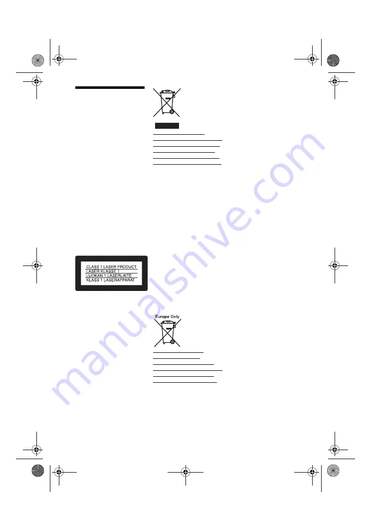 Sony DVP-FX780 Operating Instructions Manual Download Page 22