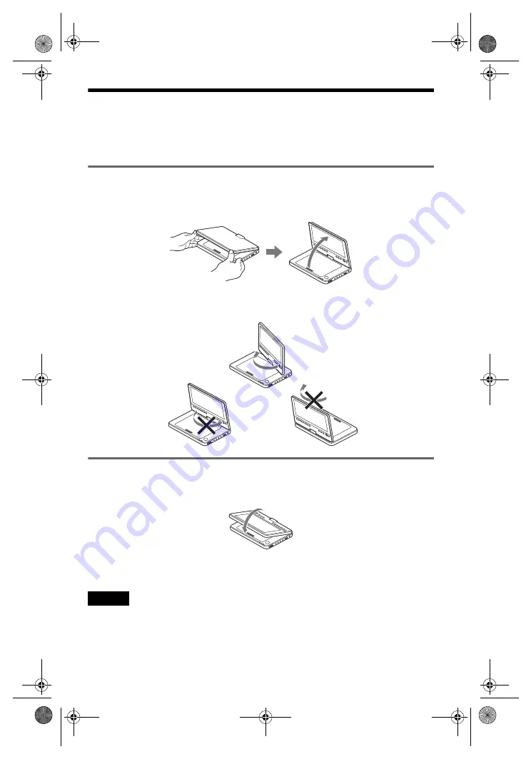 Sony DVP-FX870 Operating Instructions Manual Download Page 10