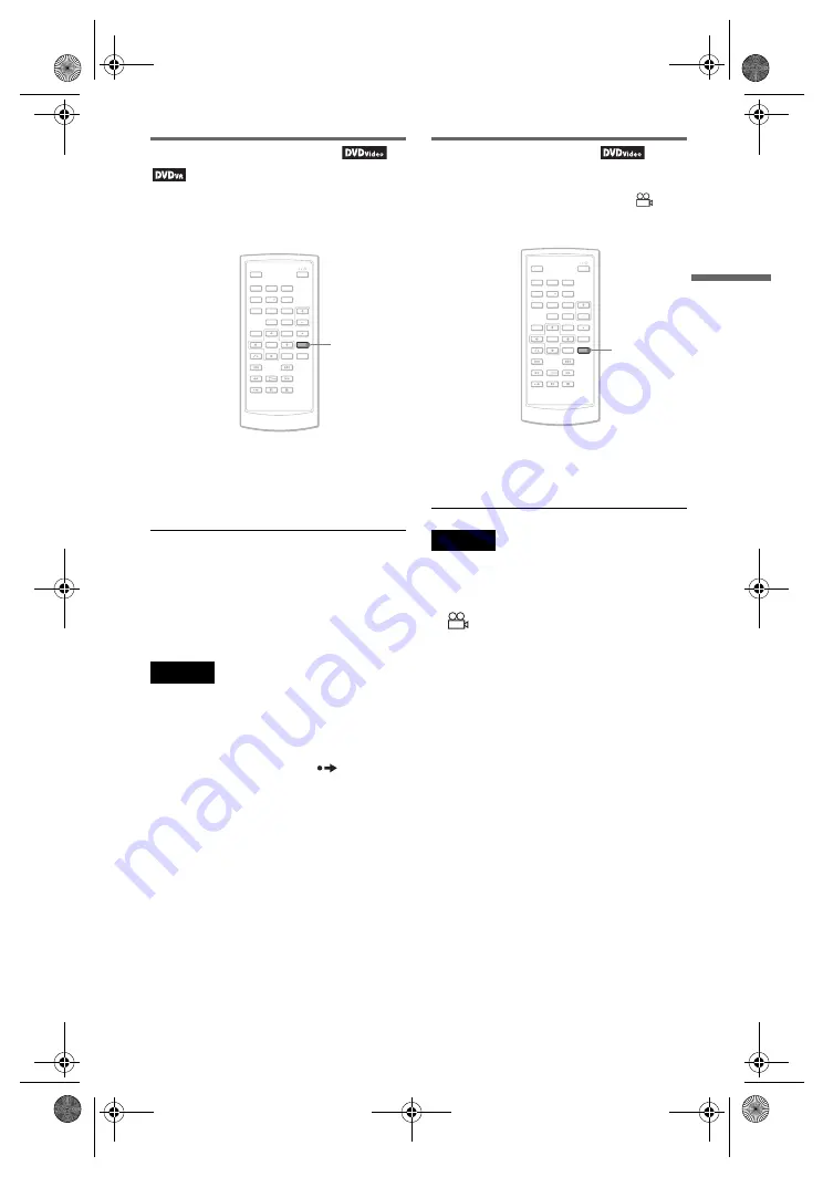 Sony DVP-FX870 Operating Instructions Manual Download Page 19