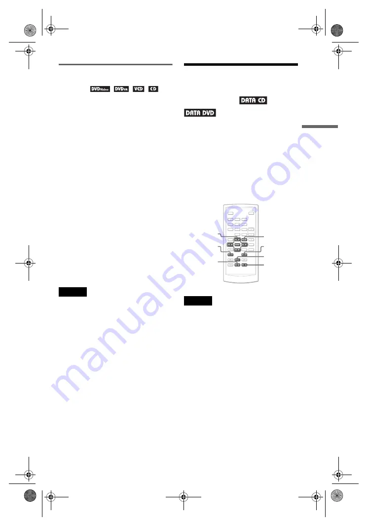 Sony DVP-FX870 Operating Instructions Manual Download Page 121