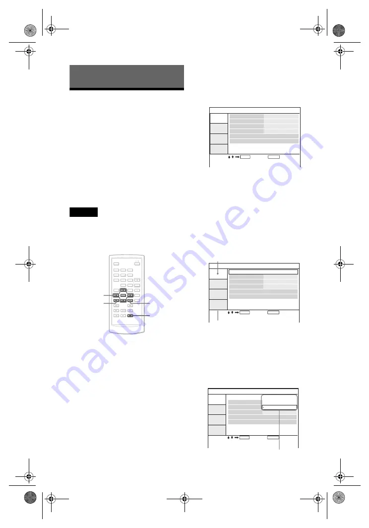 Sony DVP-FX870 Operating Instructions Manual Download Page 128