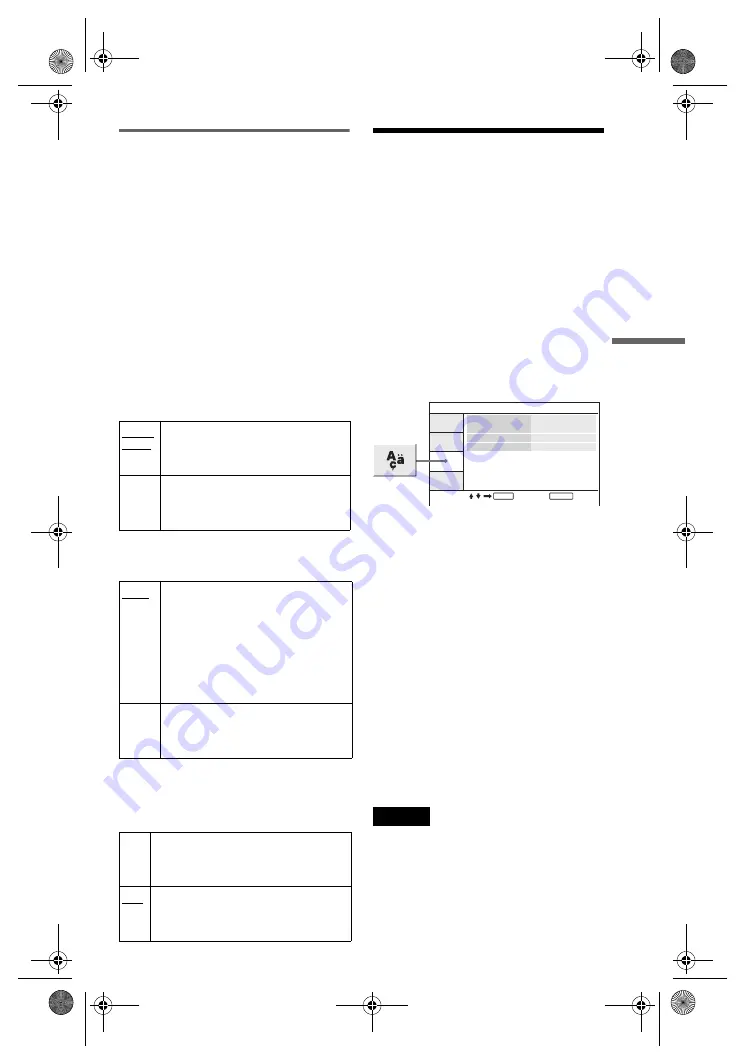 Sony DVP-FX870 Operating Instructions Manual Download Page 131