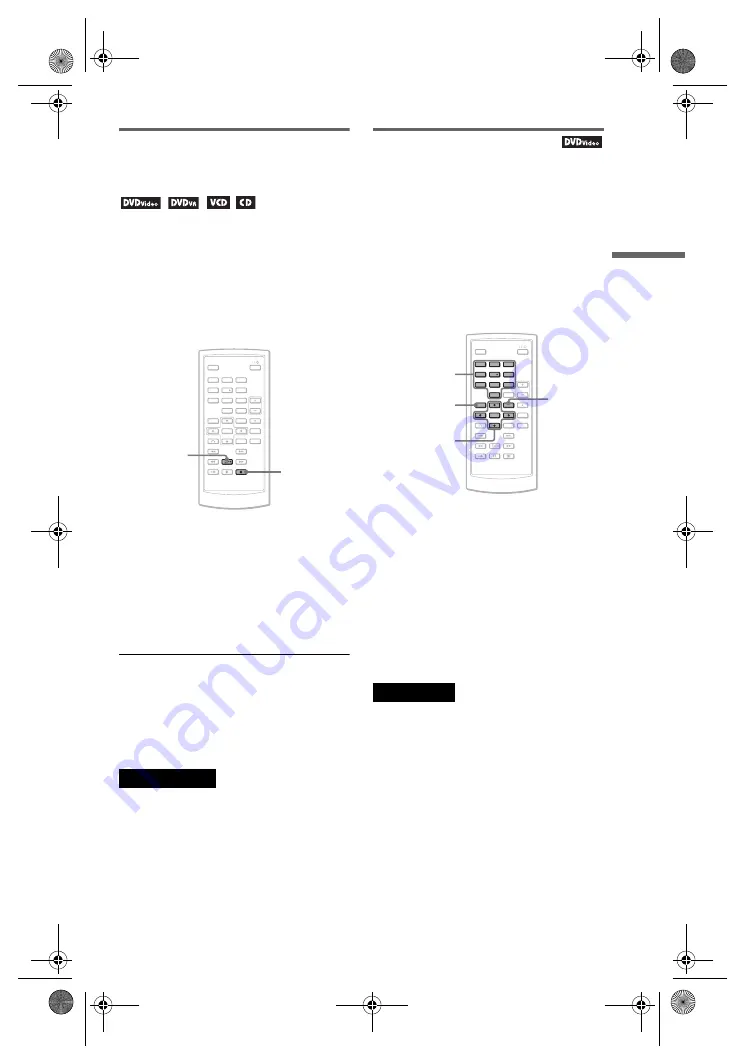 Sony DVP-FX870 Operating Instructions Manual Download Page 259