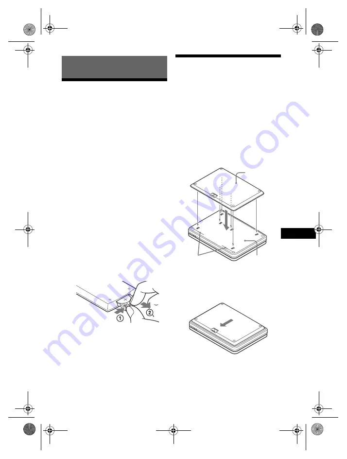 Sony DVP-FX921 Marketing Specifications (DVP-FX921) Operating Instructions Manual Download Page 33