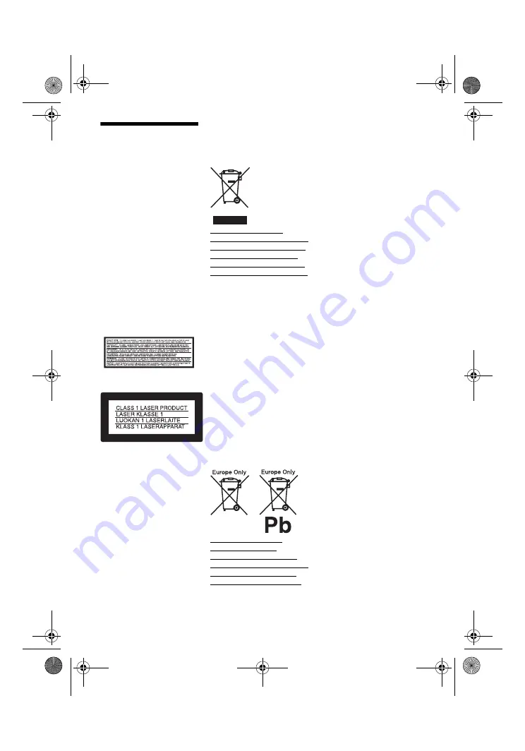 Sony DVP-FX930 Operating Instructions Manual Download Page 34