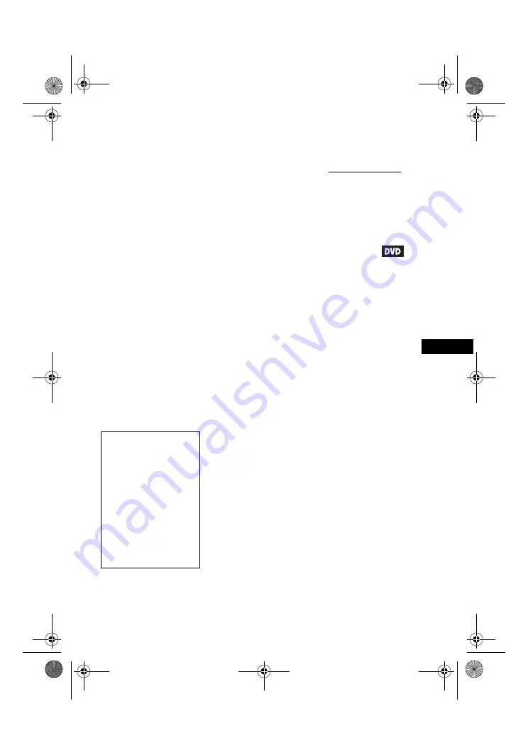 Sony DVP-FX930 Operating Instructions Manual Download Page 35