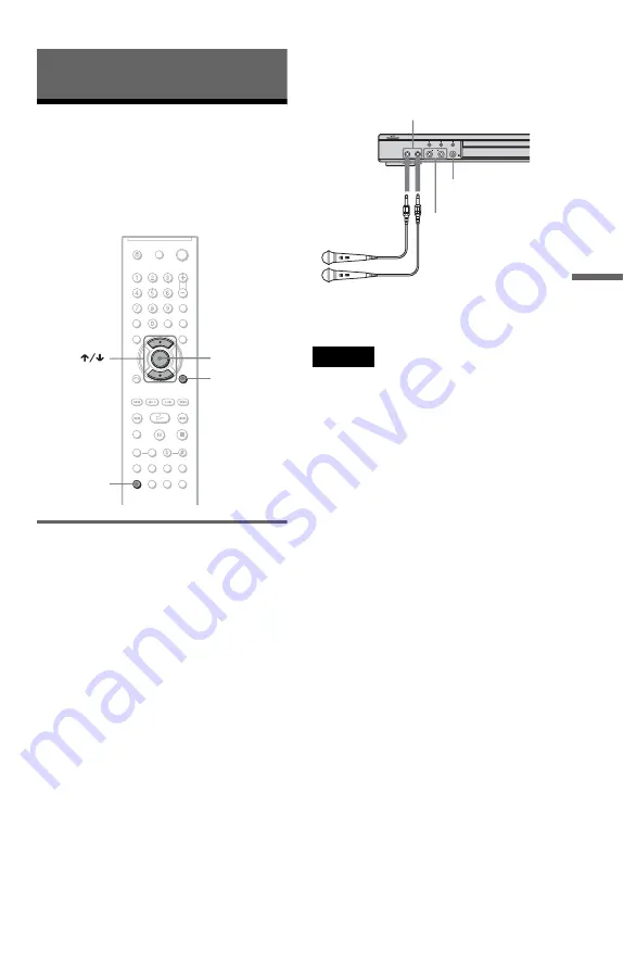 Sony DVP-K85P - Karaoke Dvd Player Operating Instructions Manual Download Page 39