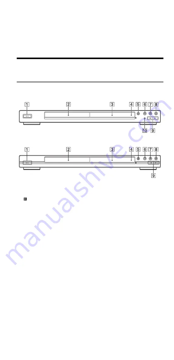 Sony dvp-k870p Operating Instructions Manual Download Page 8