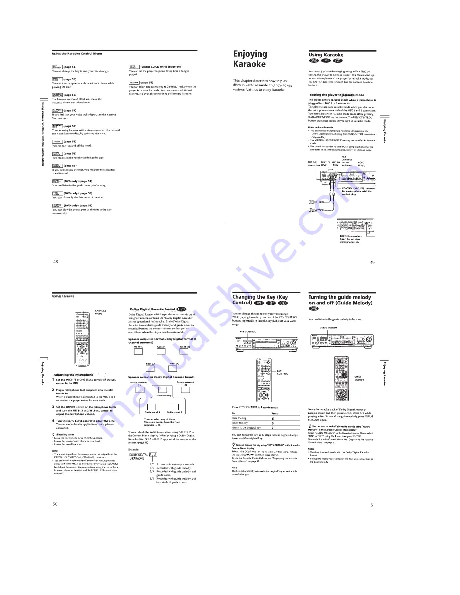 Sony DVP-K880D Скачать руководство пользователя страница 17