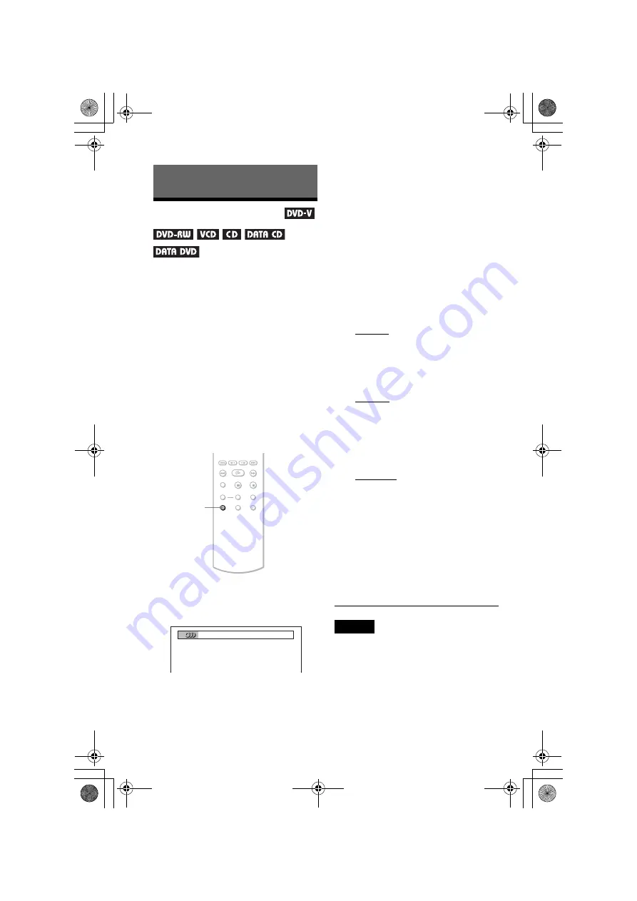 Sony DVP-NC60P - Cd/dvd Player Скачать руководство пользователя страница 42